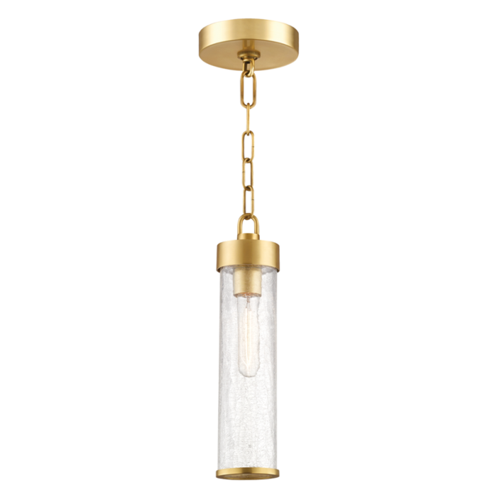 Hudson Valley Soriano Pendant Light in Aged Brass