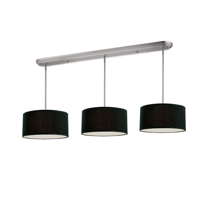 Z Lite Albion 9 Light Linear Pendant Light In Brushed Nickel