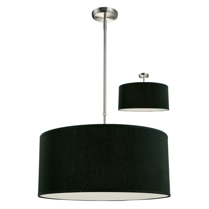 Z Lite Albion 3 Light Pendant Light In Brushed Nickel