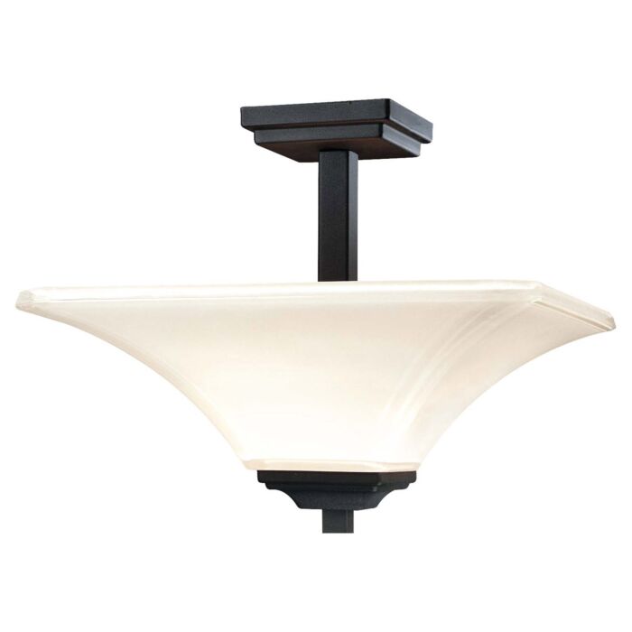 Minka Lavery Agilis 2 Light 16 Inch Ceiling Light in Black