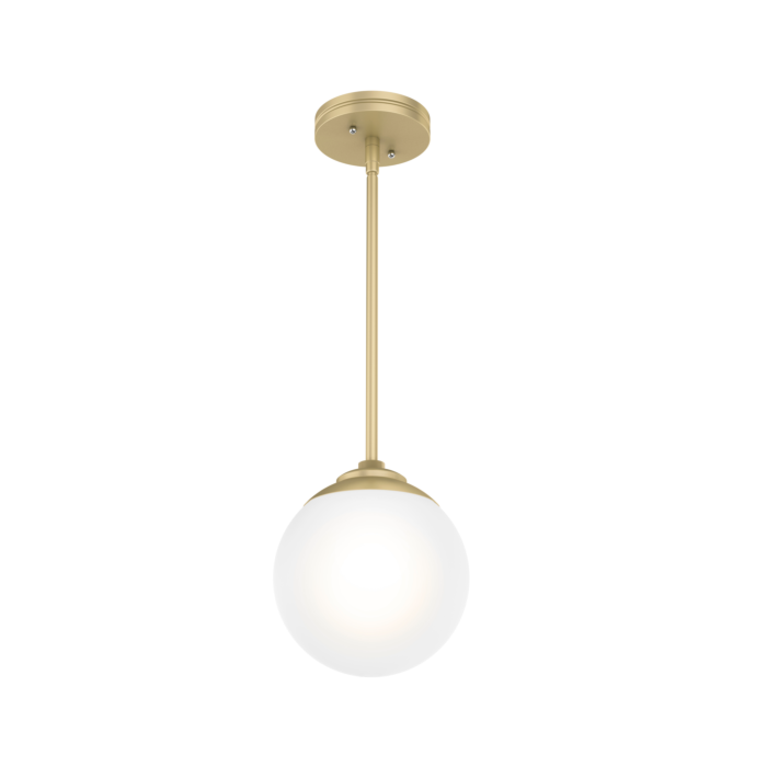 Hunter Hepburn 1-Light Mini Pendant in Painted Modern Brass