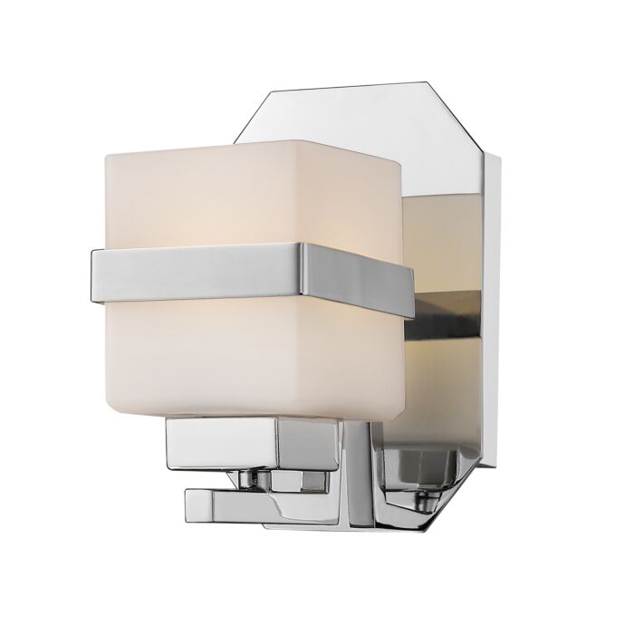Z Lite Ascend 1 Light Wall Sconce In Chrome