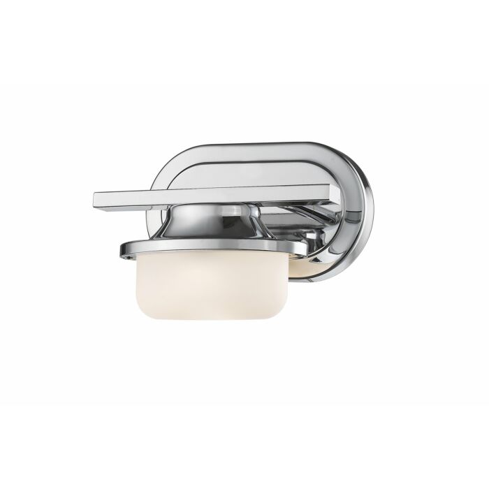 Z Lite Optum 1 Light Wall Sconce In Chrome