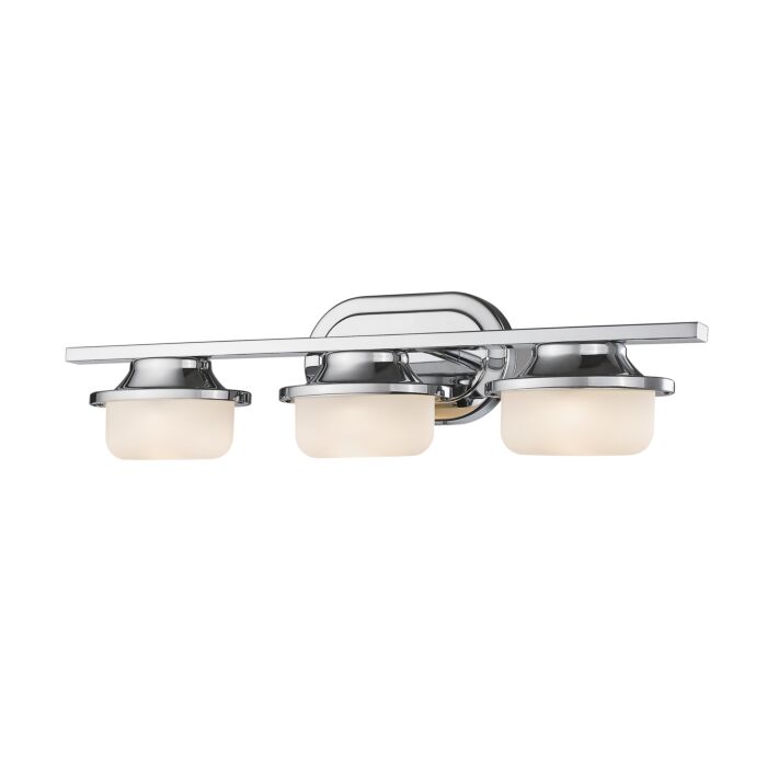 Z Lite Optum 3 Light Bathroom Vanity Light In Chrome