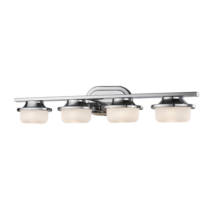 Z Lite Optum 4 Light Bathroom Vanity Light In Chrome
