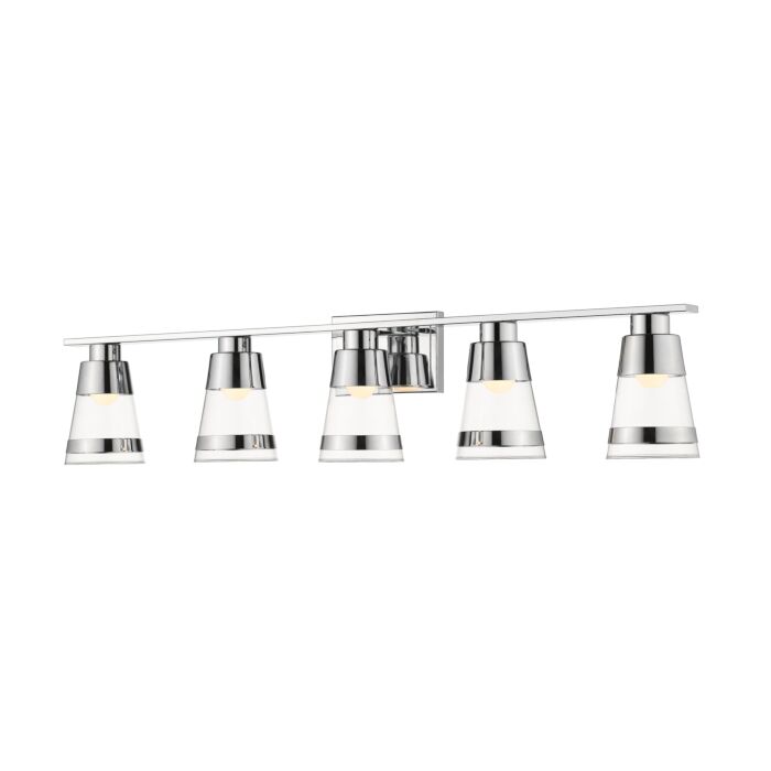 Z Lite Ethos 5 Light Bathroom Vanity Light In Chrome