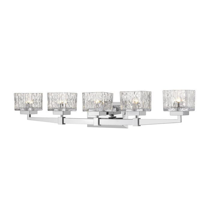 Z Lite Rubicon 5 Light Bathroom Vanity Light In Chrome