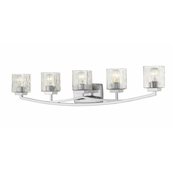 Z Lite Zaid 5 Light Bathroom Vanity Light In Chrome