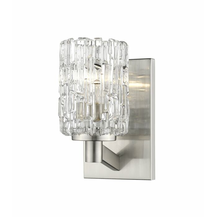 Z Lite Aubrey 1 Light Wall Sconce In Brushed Nickel