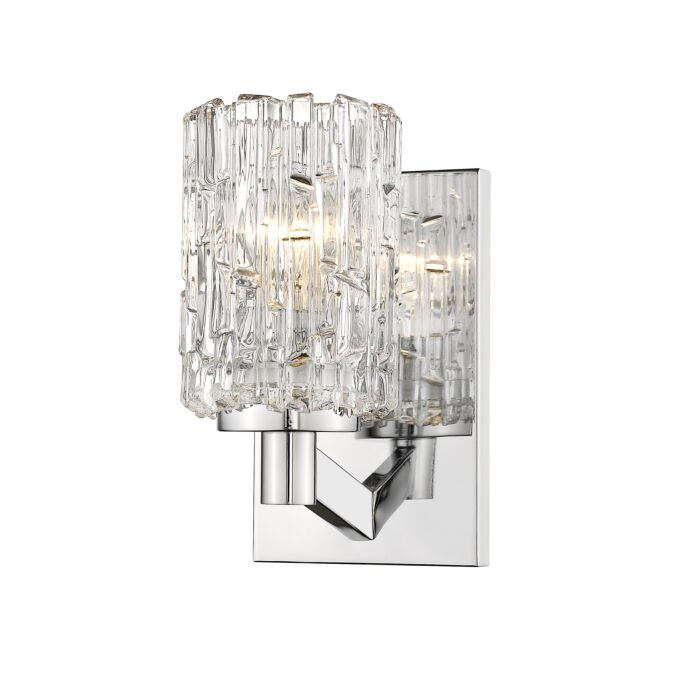 Z Lite Aubrey 1 Light Wall Sconce In Chrome