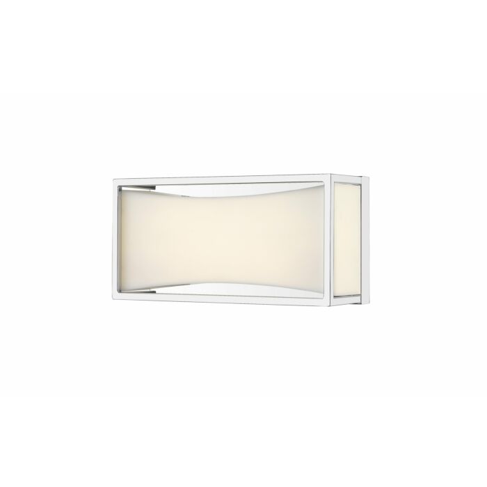 Z Lite Baden 1 Light Bathroom Vanity Light In Chrome