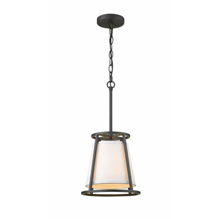 Z Lite Lenyx Pendant 1 Light Mini Pendant Light In Iron Ore