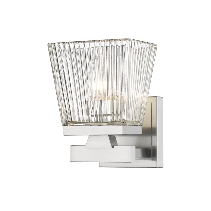 Z Lite Astor 1 Light Wall Sconce In Brushed Nickel