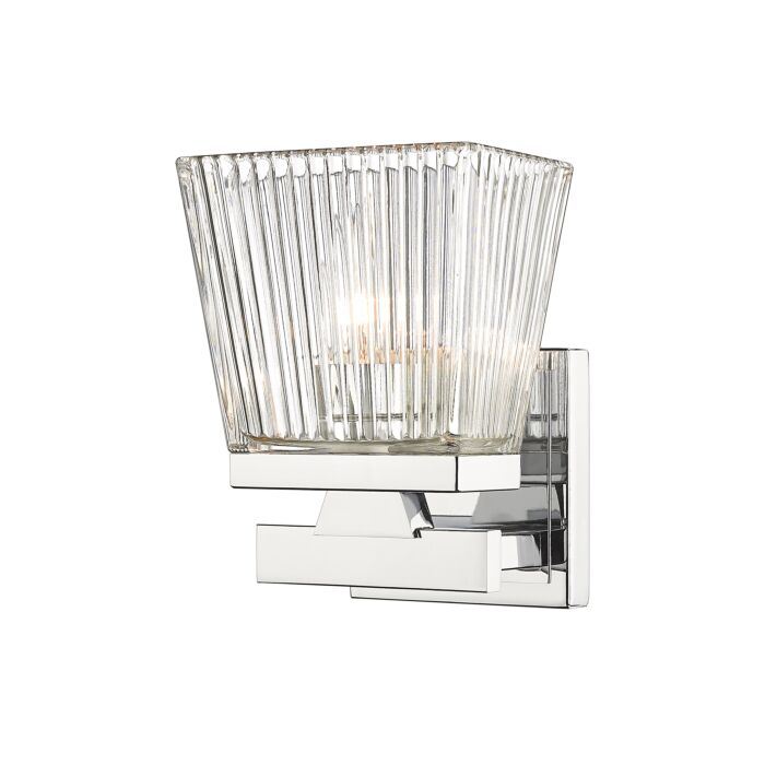 Z Lite Astor 1 Light Wall Sconce In Chrome