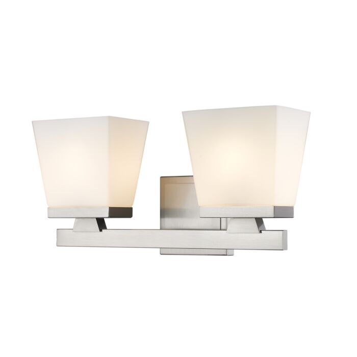 Z Lite Astor 2 Light Bathroom Vanity Light In Brushed Nickel
