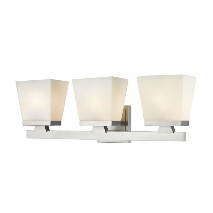 Z Lite Astor 3 Light Bathroom Vanity Light In Brushed Nickel