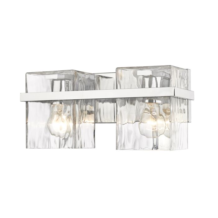 Z Lite Bennington 2 Light Bathroom Vanity Light In Chrome