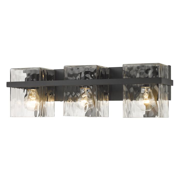 Z Lite Bennington 3 Light Bathroom Vanity Light In Matte Black