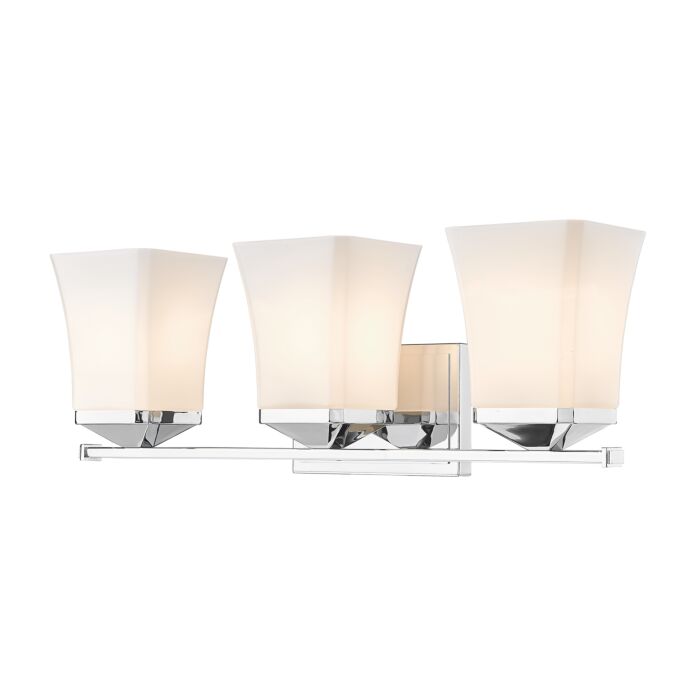 Z Lite Darcy 3 Light Bathroom Vanity Light In Chrome