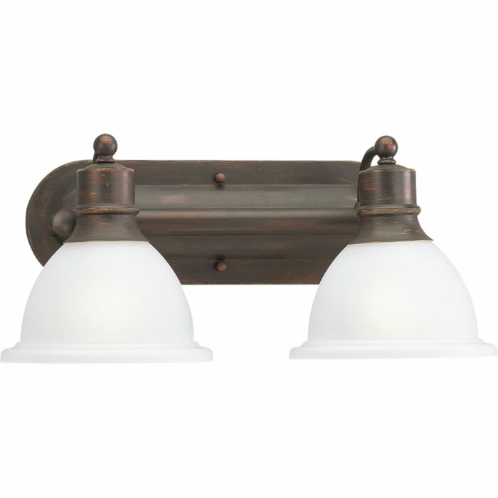 Madison 2-Light Bathroom Vanity Light Bracket in Antique Bronze