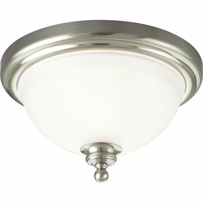 Madison 1-Light Flush Mount in Brushed Nickel
