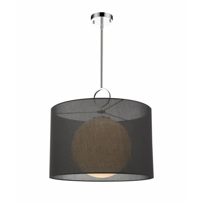 Z Lite Arosia 1 Light Pendant Light In Chrome