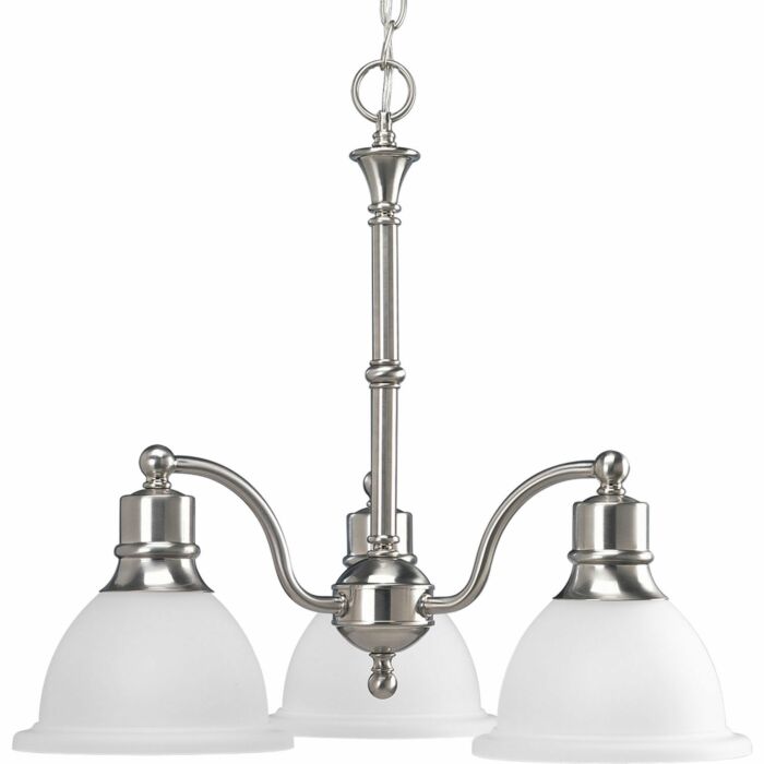 Madison 3-Light Chandelier in Brushed Nickel