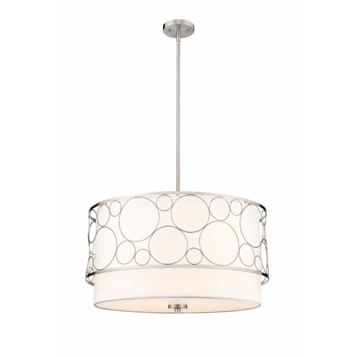 Z Lite Kendall 4 Light Pendant Light In Brushed Nickel