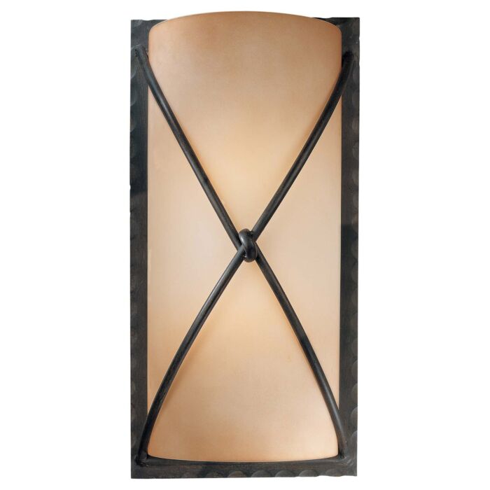 Minka Lavery Aspen II 2 Light Large Wall Sconce in Aspen Bronze