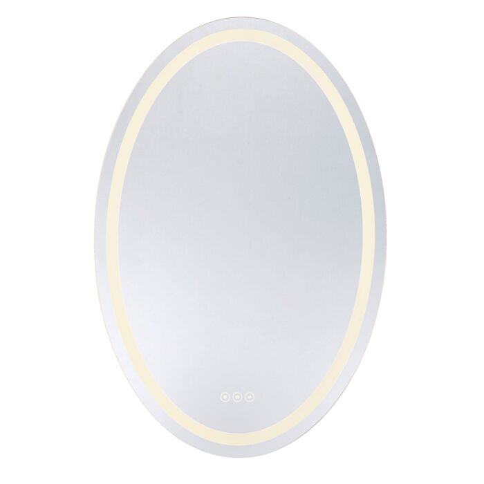 Beckett Led Oval Frontlit and Backlit Mirror