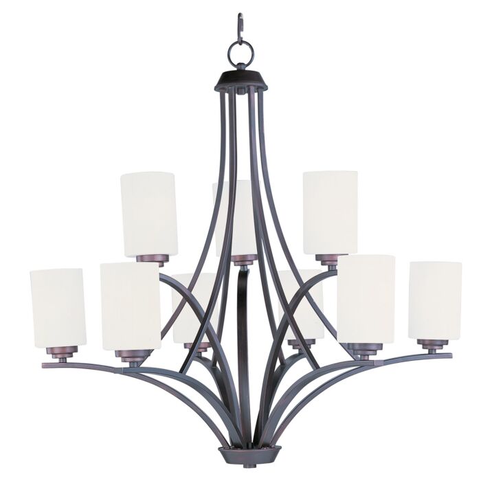 Maxim Lighting Deven 9 Light Chandelier   Oil Rubbed Bronze