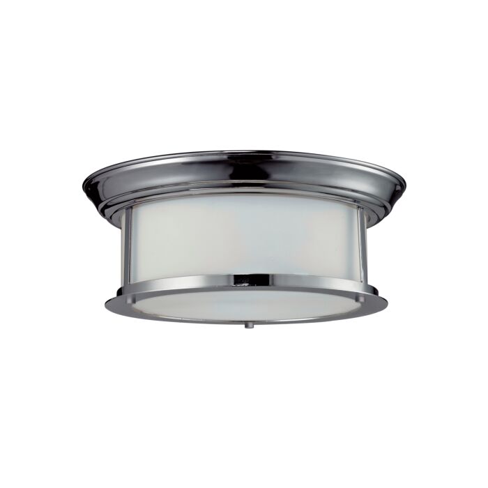 Z Lite Sonna 2 Light Flush Mount Ceiling Light In Chrome