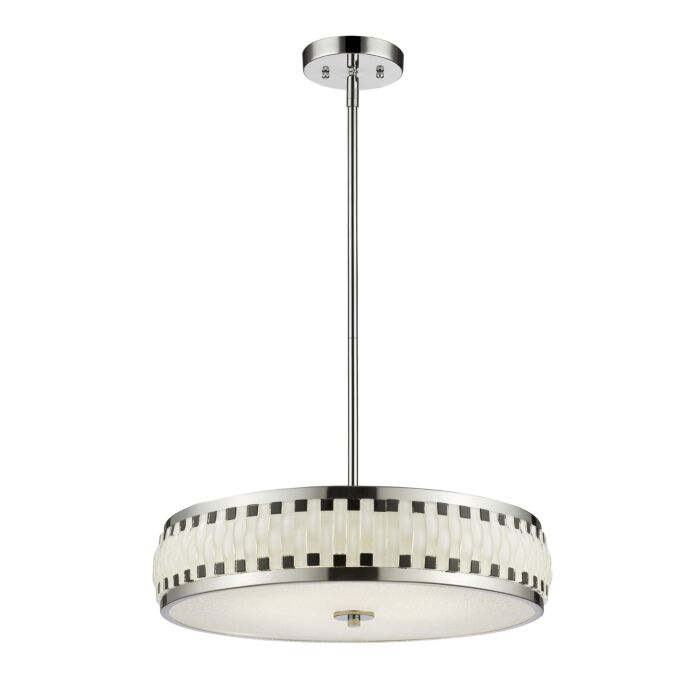 Z Lite Sevier 6 Light Pendant Light In Chrome