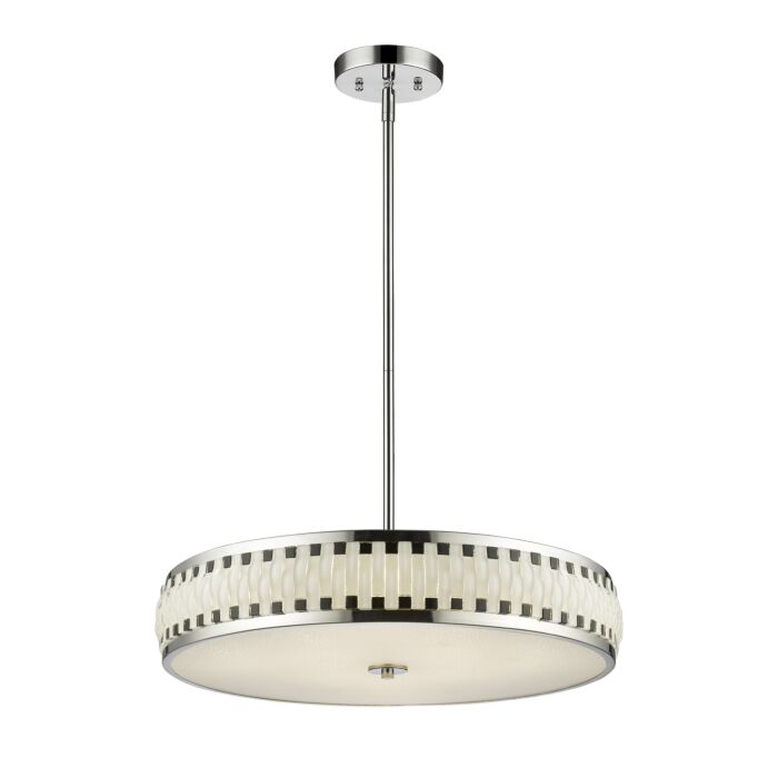 Z Lite Sevier 7 Light Pendant Light In Chrome