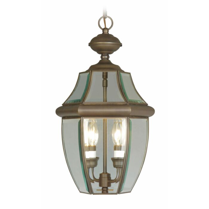 Monterey 2-Light Outdoor Pendant in Bronze