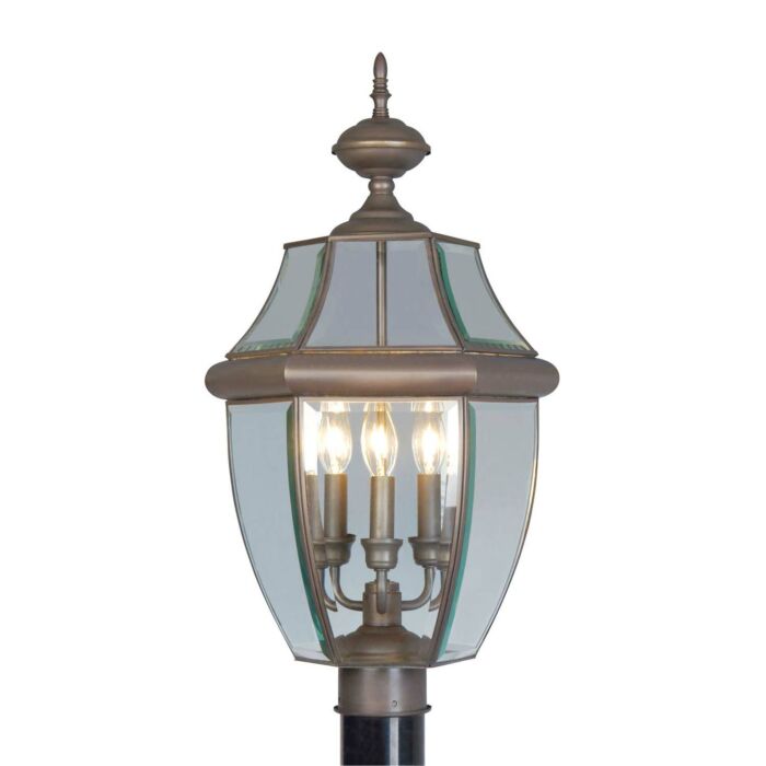Monterey 3-Light Post-Top Lanterm in Bronze