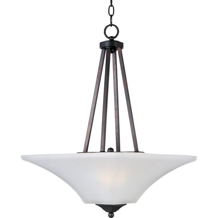 Maxim Lighting Aurora 2 Light Bowl Pendant in Bronze