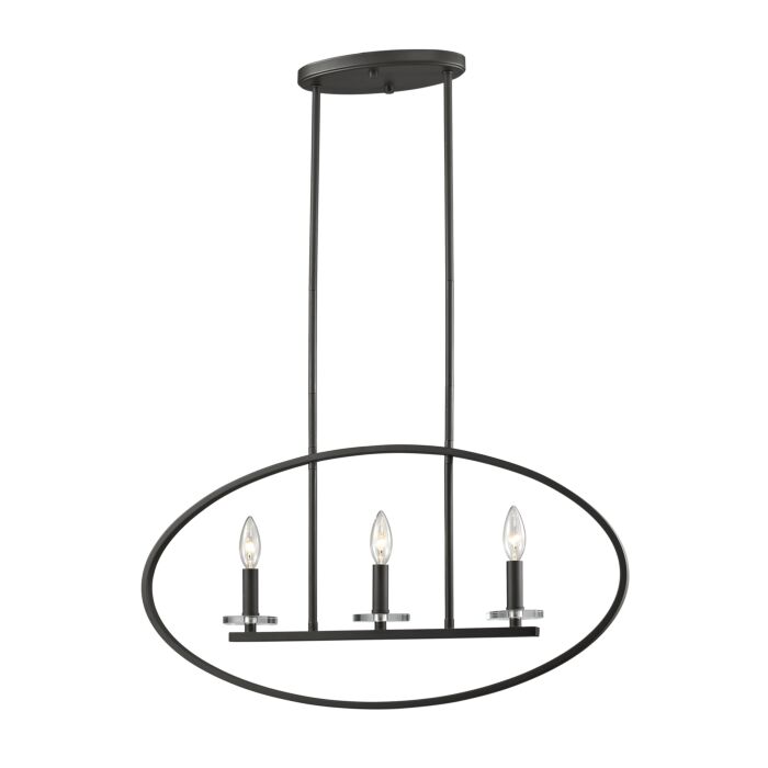 Z Lite Verona 3 Light Pendant Light In Bronze