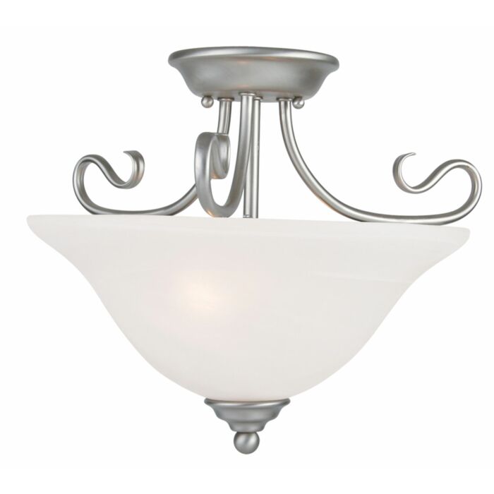 Coronado 2-Light Ceiling Mount in Brushed Nickel