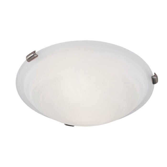 Oasis 3-Light Ceiling Mount in Brushed Nickel