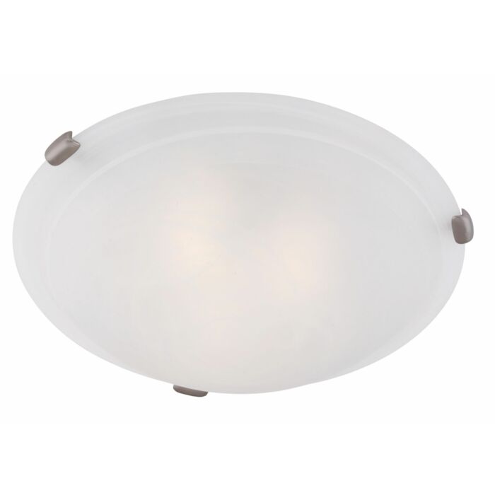 Oasis 4-Light Ceiling Mount in Brushed Nickel