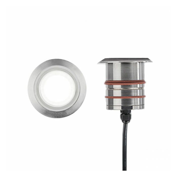 WAC Inground LED 12V Round Indicator Light in Bronzed Stainless Steel