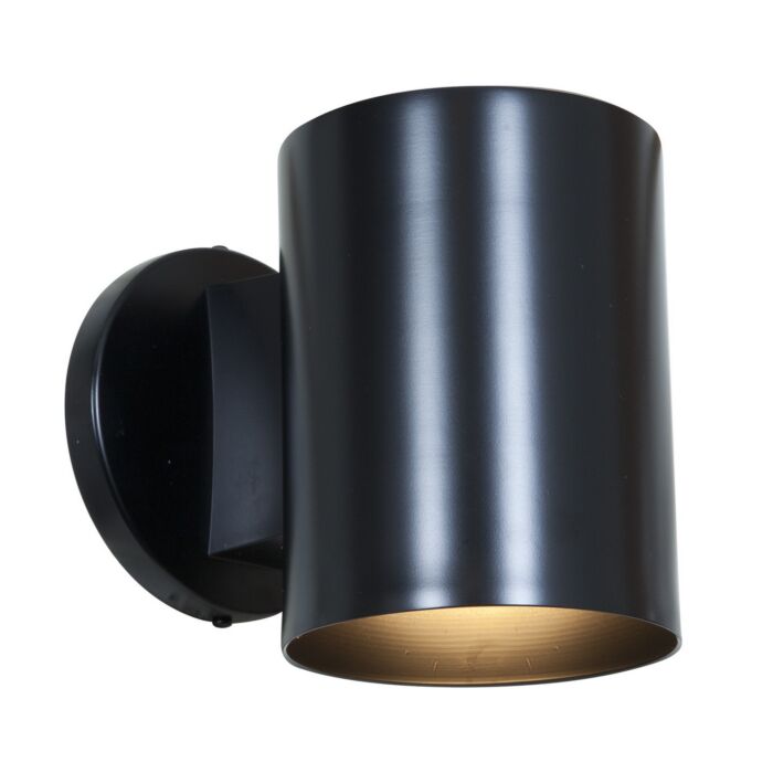 Access Poseidon 6 Inch Outdoor Wall Light in Black