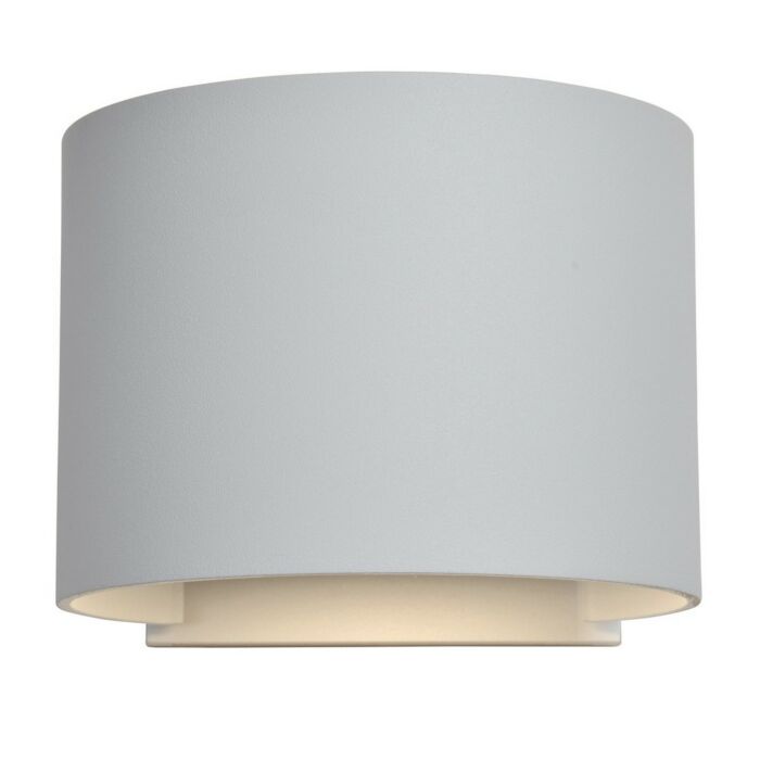 Access Curve 2 Light 5 Inch Outdoor Wall Light in White