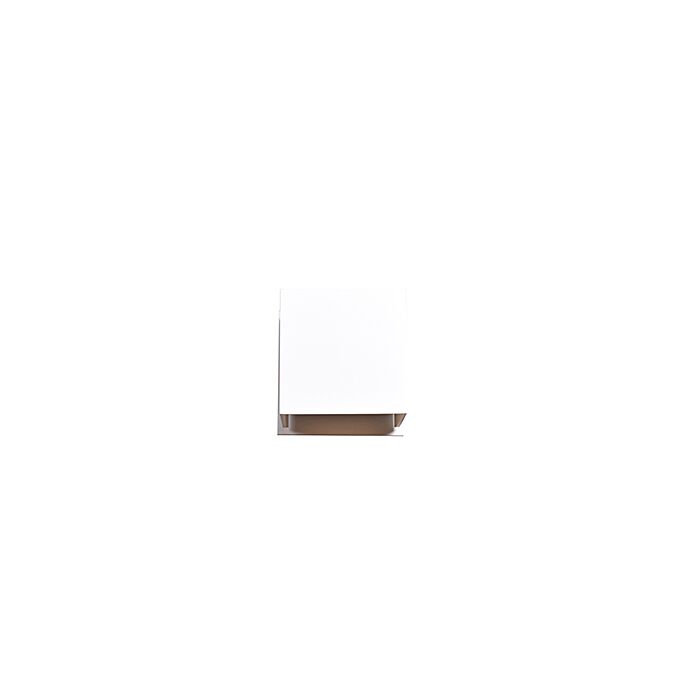 Access Square 2 Light 5 Inch Outdoor Wall Light in White