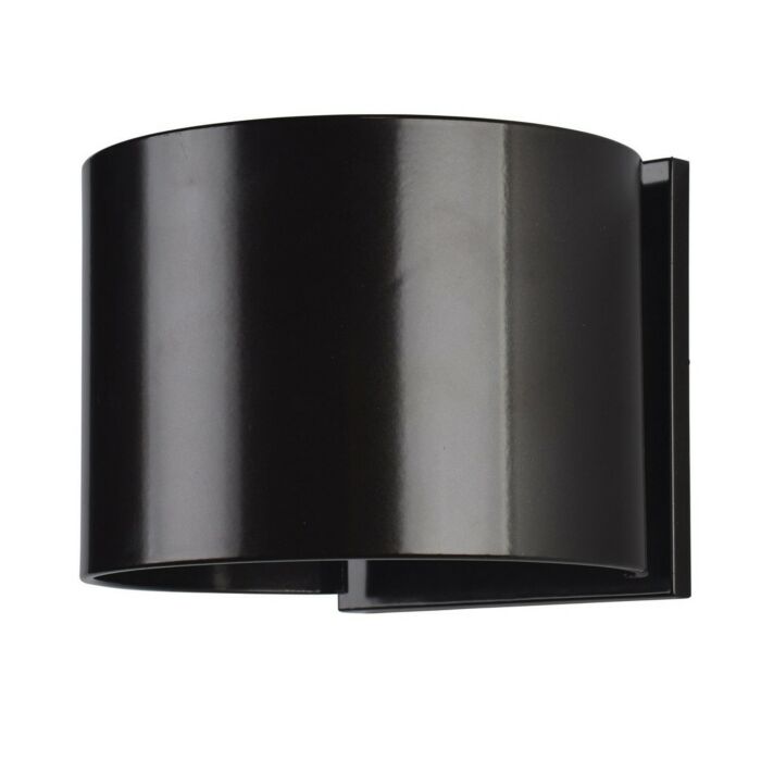 Access Curve 2 Light 5 Inch Outdoor Wall Light in Bronze