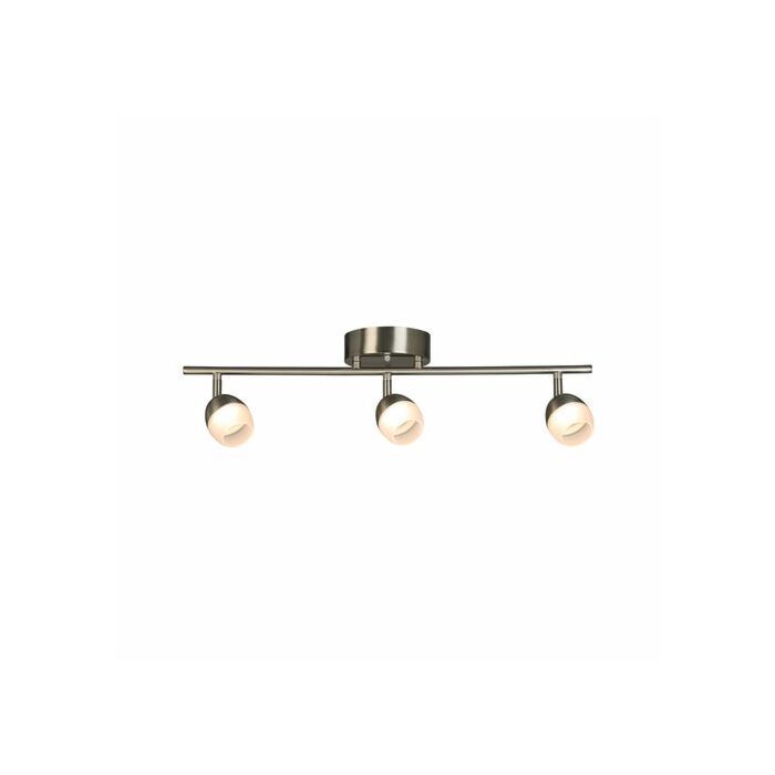 Stella Ferry 3 Light 120 Brushed Nickel Track Light Ceiling Light