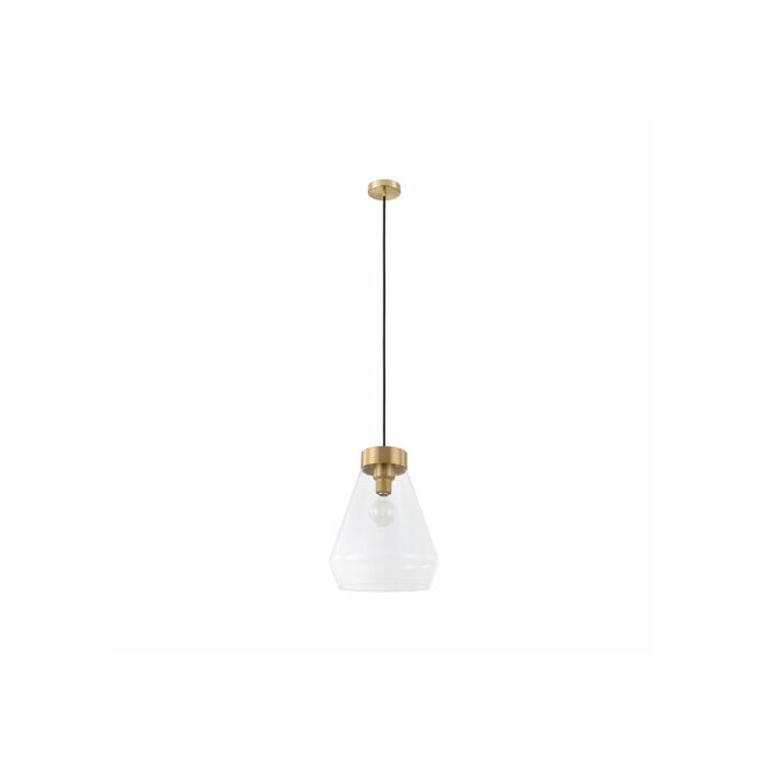 Montey 1 Light 12.01 inch Brushed Gold Globe Pendant Ceiling Light