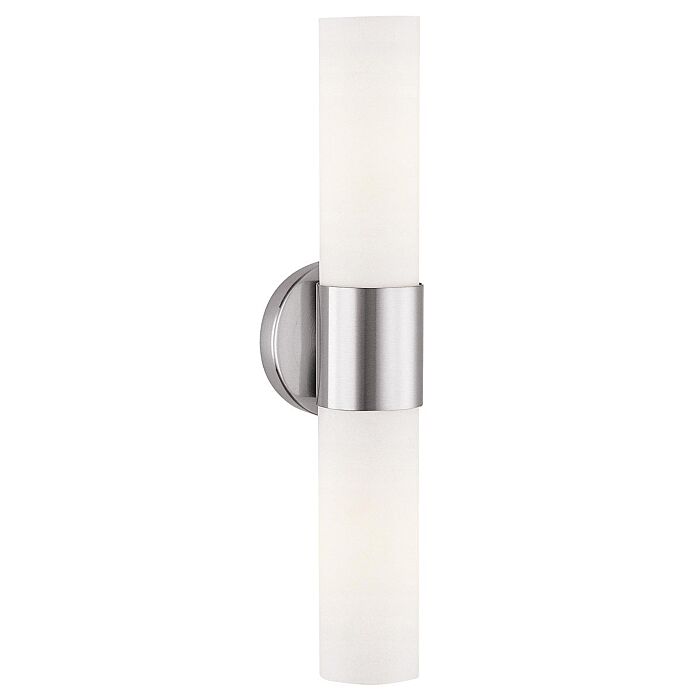 Access Aqueous 2 Light 21 Inch Wall Sconce in Brushed Steel