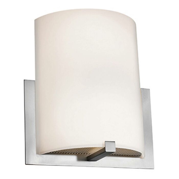 Access Lighting Cobalt 2 Light Wall Sconce in Brushed Steel